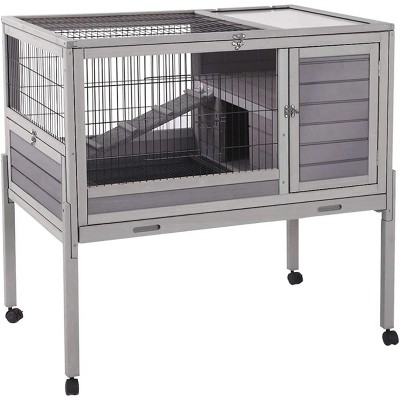 Aivituvin Rabbit Hutch | Indoor Bunny Cage(Inner Space 7.91ft²)-AIR20-B