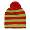 Seven Times Six Festive Holiday Novelty Adult Light Up Knit Beanie Pom Pom Hat Cap OSFM - 4 of 4