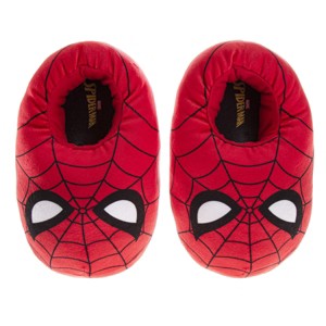 Marvel Spiderman Boys Slippers The Amazing Spidey House Shoes Indoor Cozy Plush Slippers - 1 of 4