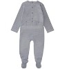 MiniMoi Baby and Toddler "Generation MiniMoi" Stretchy Mini-Striped Cotton-Rich Footie - 2 of 4