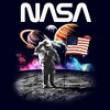 Men's NASA Astronaut Moon Flag T-Shirt - 2 of 4