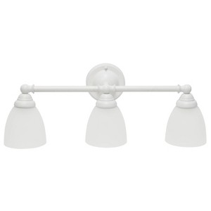 3-Light Essentix Traditional Vanity Uplight Downlight Wall Mounted Fixture - Lalia Home - 1 of 4