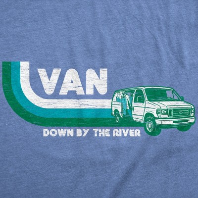 Мужские футболки Crazy Dog T-Shirts, Inc. Mens Funny T Shirts Van Down By The River Sarcastic Retro Chris Farley Tee For Men - Crazy Dog Men's T Shirt With Movie Sayings Light Blue L — фото 2