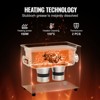 VEVOR 3L Ultrasonic Cleaner with Heater Timer & Basket, Professional Digital Sonic Cavitation Machine, 120W Cleaning Machine, Silver - 4 of 4