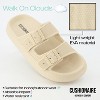 CUSHIONAIRE Women's Fame recovery cloud slide with +Comfort - 4 of 4