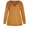 Avenue Women's Plus Size Primrose Sweater - 4 of 4