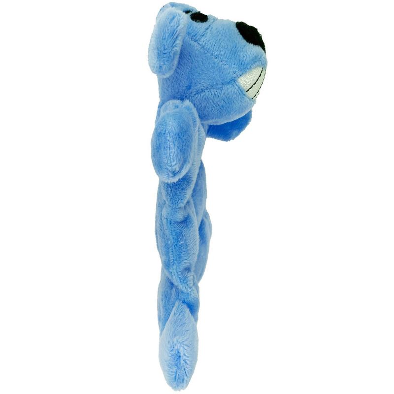 Multipet Mini Loofa Squeaker Mat Dog Toy - Blue - 6&#34;, 3 of 5