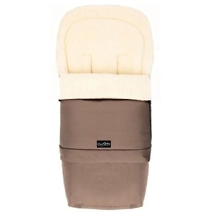 Cover Baby 0-3 Years Scandinavian Organic Wool Adjustable Footmuff in Beige - 1 of 4