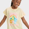 Girls' Moriah Elizabeth Short Sleeve Graphic T-Shirt - Yellow - 2 of 4