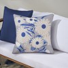 Mina Victory Aloha Floral 20" x 20" Indoor Outdoor Throw Pillow - 3 of 4