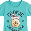 Girls' - Winnie the Pooh - Christmas Cookie Testing Crew Fitted Short Sleeve Graphic T-Shirt - 2 of 4