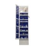 GlasFlength Full Length Mirrors Jewelry Mirror Cabinet Standing with Hidden Wheels 3 Storage Shelves for Room, White, 15.8"*15.8"*65" - 4 of 4