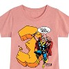Girls' - Marvel - Thor Birthday Three Fitted Short Sleeve Graphic T-Shirt - 2 of 4