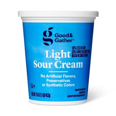 Light Sour Cream - 16oz - Good &#38; Gather&#8482;