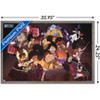 Trends International One Piece: Wano Country - Group Attack Framed Wall Poster Prints - 3 of 4