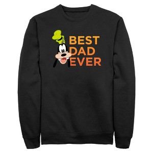 Men's Mickey & Friends Father's Day Best Goofy Dad Ever Sweatshirt - 1 of 4