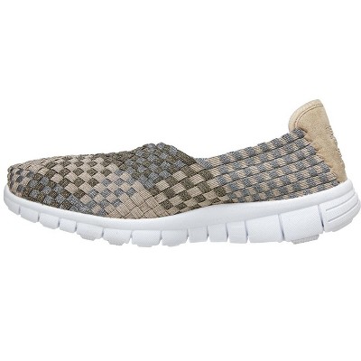 Женские кроссовки Comfortview CV Sport Ria Slip On Sneaker - 7 W, Silver Grey (Wide Widths Available) — фото 5