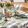 Design Imports Fig Green Tweed Round Table Placemat Set/6 - 2 of 4
