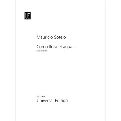 Carl Fischer Como Llora El Agua...