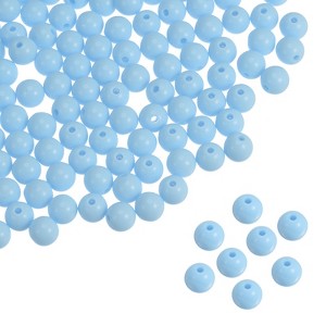 Unique Bargains Loose Craft DIY Earring Necklace Making Acrylic Round Beads 1700 Pcs - 1 of 4