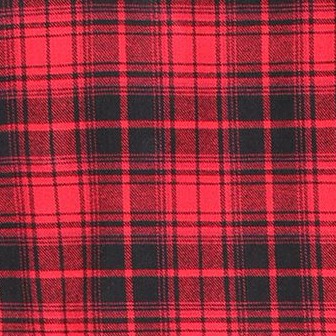 1130 - carmine / black plaid