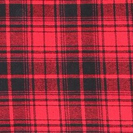 1130 - carmine / black plaid