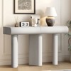 Bella Depot 47.6" Modern Entryway Table with 2 Curved Drawers, Narrow Sofa Table for Living Room,Bedroom,Small Apartments - 2 of 4