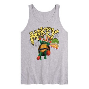 Men's - Teenage Mutant Ninja Turtles - Michelangelo AKA Mikey Graphic Tank Top - 1 of 2