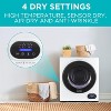 BLACK+DECKER Compact Clothes Dryer, 1.5 Cu. Ft. 850W Electric Dryer with Stainless Steel Drum, Mini Dryer for 5.5 lbs. of clothing - 3 of 4