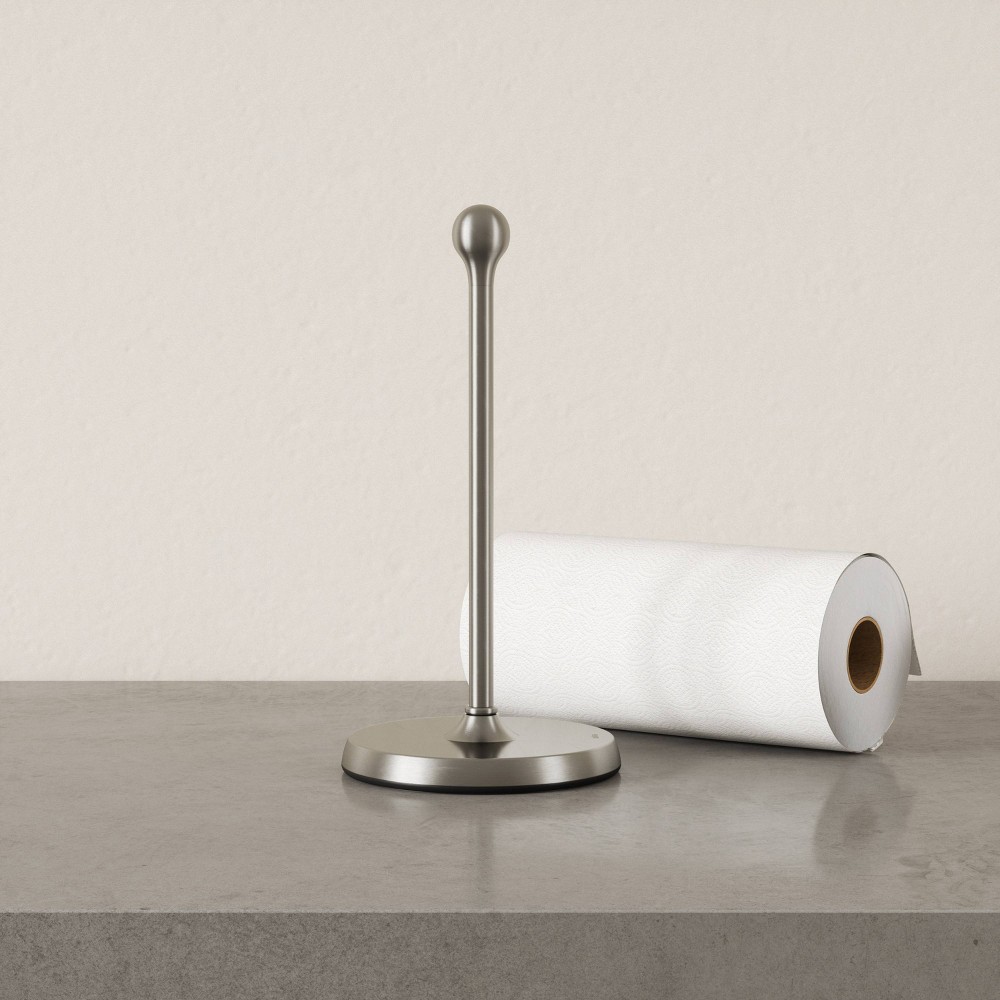 Umbra Teardrop Steel Paper Towel Holder Nickel