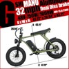 Motorcycle-Style Electric Bicycle - Electric Commuter Bike, Electric City Bike, Eco Friendly Bike, Electric Pedal Bike, and Battery Powered Bike - 2 of 4