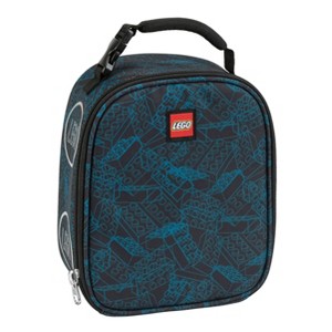 LEGO Blueprint Lunch Bag - Blue/Green Geo - 1 of 2