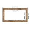 Amanti Art 16"x28" Owl Brown Narrow Framed Magnetic Dry Erase Board - 4 of 4