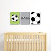 Big Dot of Happiness Goaaal - Soccer - Sports Themed Wall Art and Kids Room Decorations - Gift Ideas - 7.5 x 10 inches - Set of 3 Prints - image 2 of 4