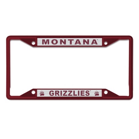 Ncaa Montana Grizzlies Colored License Plate Frame : Target