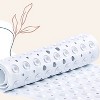 TranquilBeauty 40" x 16" Clear Extra Long Non-Slip Bath Mats with Suction Cups for Elderly & Children - image 3 of 4