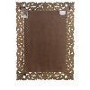 HomeRoots 35" Gray Floral Carved Solid Wood Framed Accent Mirror - 4 of 4