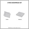 Lyngins 3 Piece Reversible Bedspread Set, Medallion Quilted Bedspread Bedding Set, Oversized Full/Queen, Includes Shams, Hypoallergenic - 2 of 4