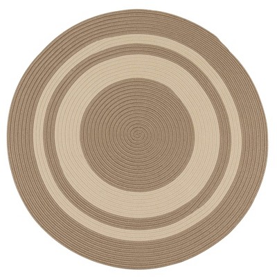 Colonial Mills Coronado Round Braided Rug, Sand 3' round, Round Shape