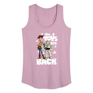 Women's - Disney - The Toys Are Back Graphic Racerback Tank - 1 of 4