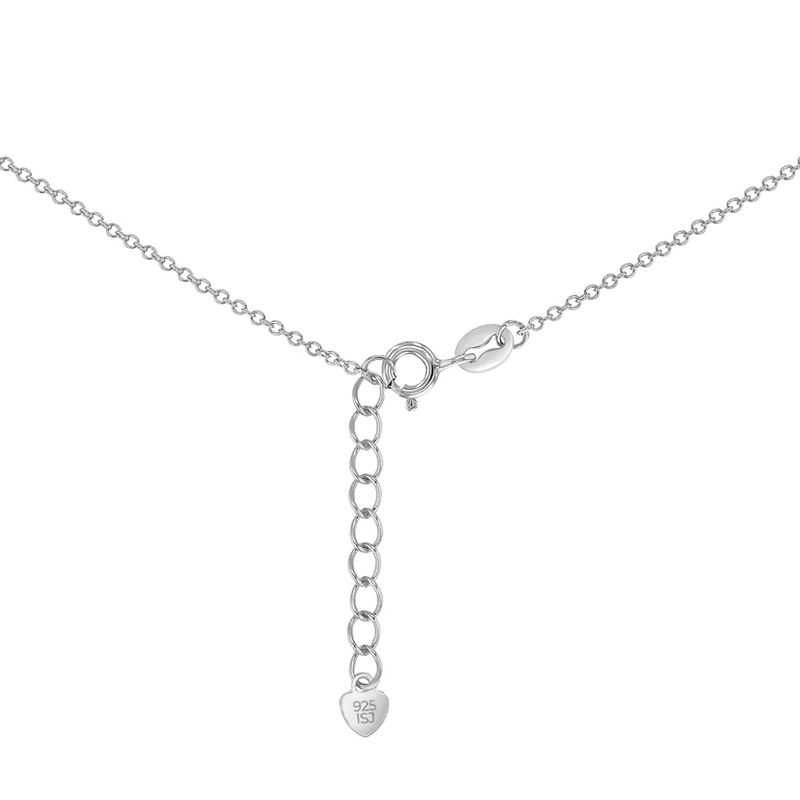 Girls' Tiny Initial Letter Sterling Silver Necklace - In Season Jewelry, 2 of 4