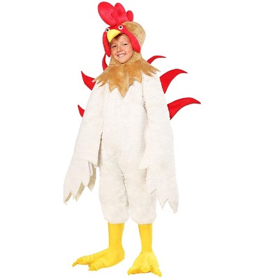 Halloweencostumes.com Medium Rooster Costume For Kids, Red/white/brown ...
