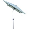 Gulches Frosty Green 108-Inch x 72-Inch Rectangular Patio Umbrella with Crank and Tilt - 4 of 4