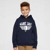 The Juniper Shop Football Game Day Stripes Youth Graphic Hoodie - 2 of 4