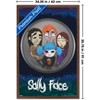 Trends International Sally Face - Fisheye Framed Wall Poster Prints - 3 of 4