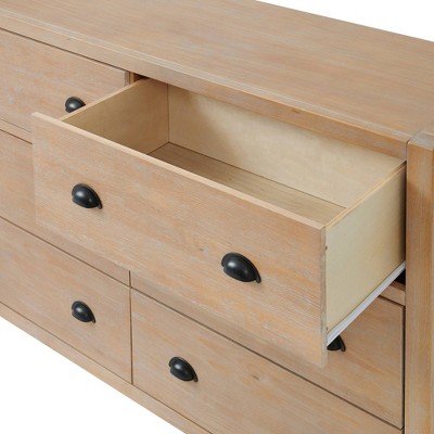 Arden Light Driftwood Pine Wood 5-Piece Bedroom Set