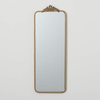 Sullivans Gold Rimmed Vintage Mirror 33.5"H Gold