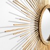 Nahla Sunburst Mirror - Gold Leaf - Safavieh - 3 of 3
