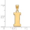 Black Bow Jewelry 14k Yellow Gold Plated Sterling Silver Iowa Hawkeyes NCAA Medium Pendant - 2 of 3