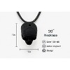 Death Whistle Necklace - 125+ dB Screaming Skull Pendant, Gothic Grunge Jewelry with 20" Black Cord - 2 of 4